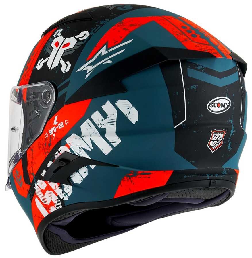 SUOMY SPEEDSTAR KASK TACTIC DARK GREEN-WHITE MAT SUOMY.KSVR.0040