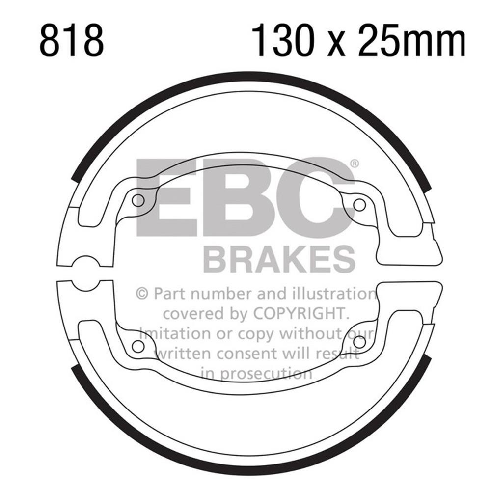 EBC 818 BRAKE SHOE SET