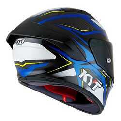 KYT NZ RACE CARBON STRIDE BEYAZ MAVİ