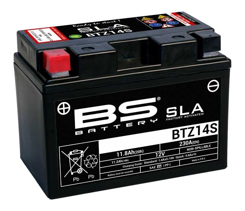 BS BATTERY BTZ14S-SLA Motosiklet Aküsü SLA Tipi