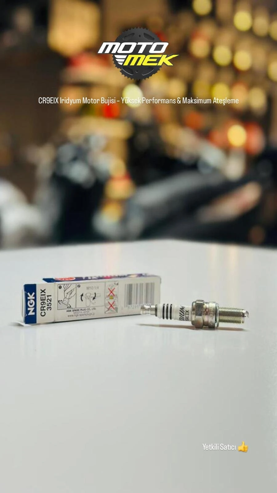 APRILIA RSV4 Factory 1100 CR9EIX Iridyum Motor Bujisi – Yüksek Performans & Maksimum Ateşleme