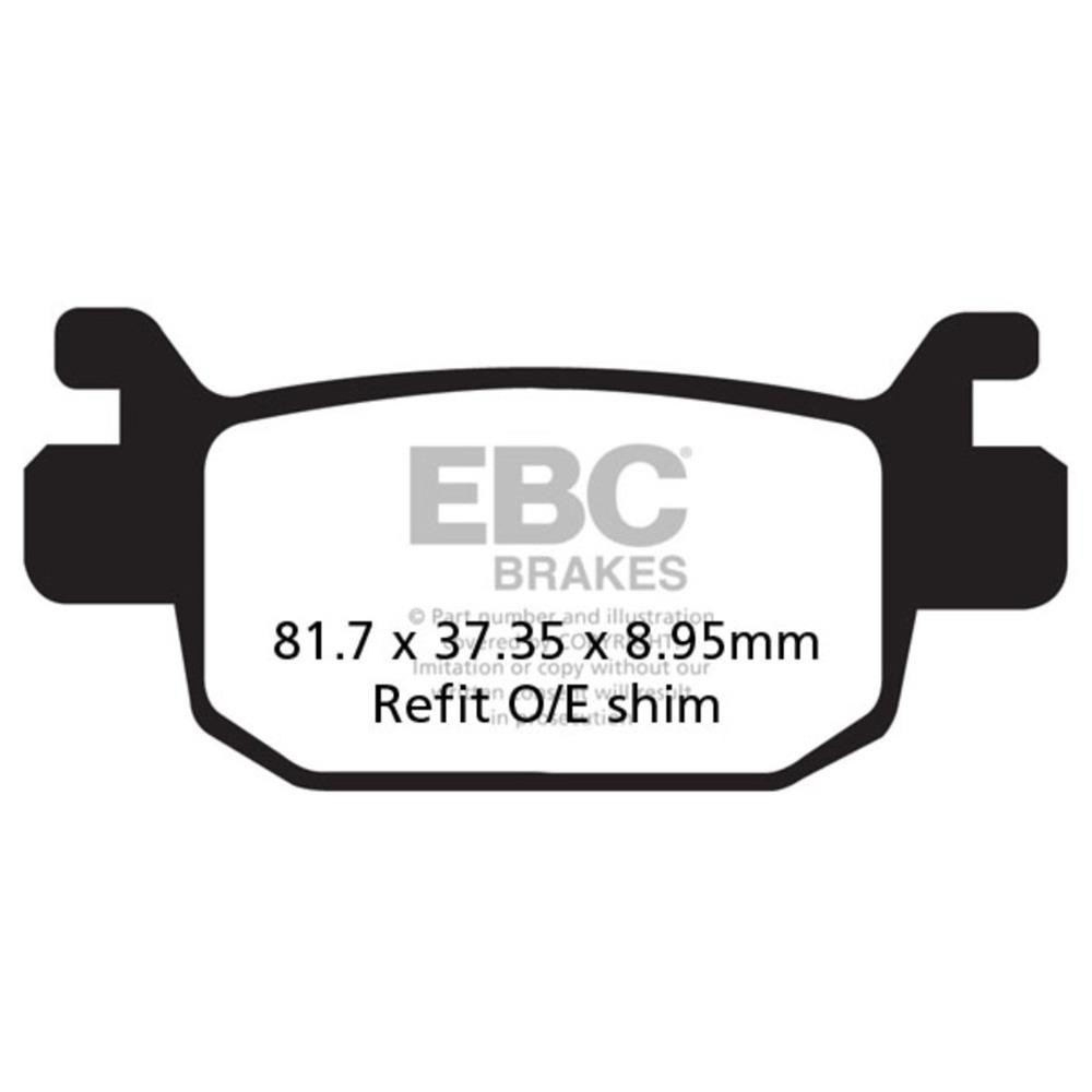 EBC SFAC415 HONDA SH125/150/300 , FORZA 300 13-21 CARBON ARKA FREN BALATASI