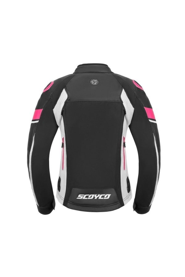 Scoyco  Kadın Motosiklet Montu Pembe Siyah