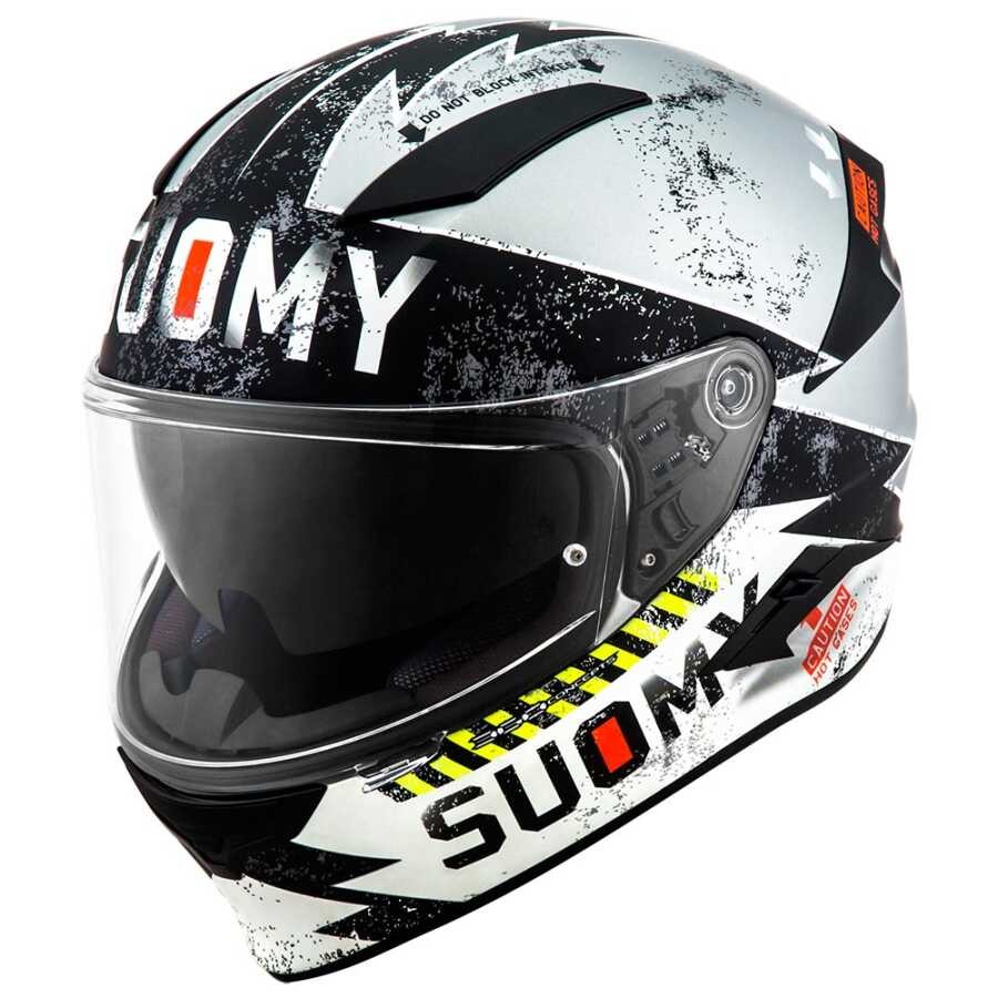 SUOMY SPEEDSTAR KASK PROPELLER MATT SILVER-BLACK SUOMY.KSVR.0024