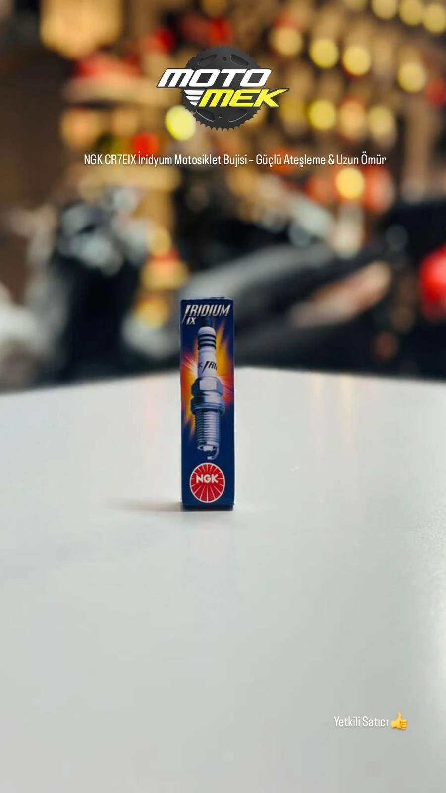 APRILIA SRV850 / ABS NGK CR7EIX İridyum Motosiklet Bujisi – Güçlü Ateşleme