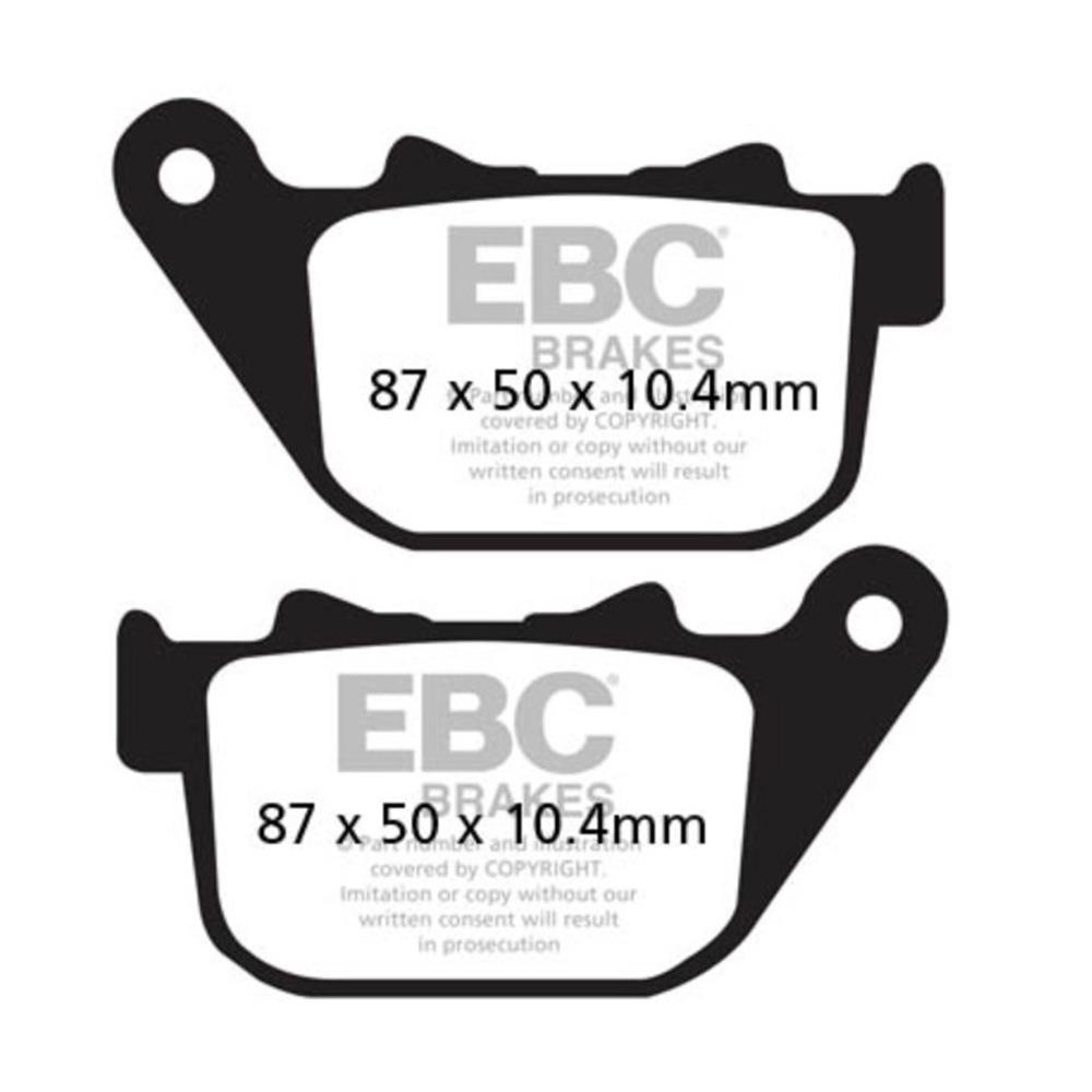 EBC FA387 HARLEY DAVIDSON XL883/XL1200 SPORTSTER 04-13 ARKA FREN BALATASI