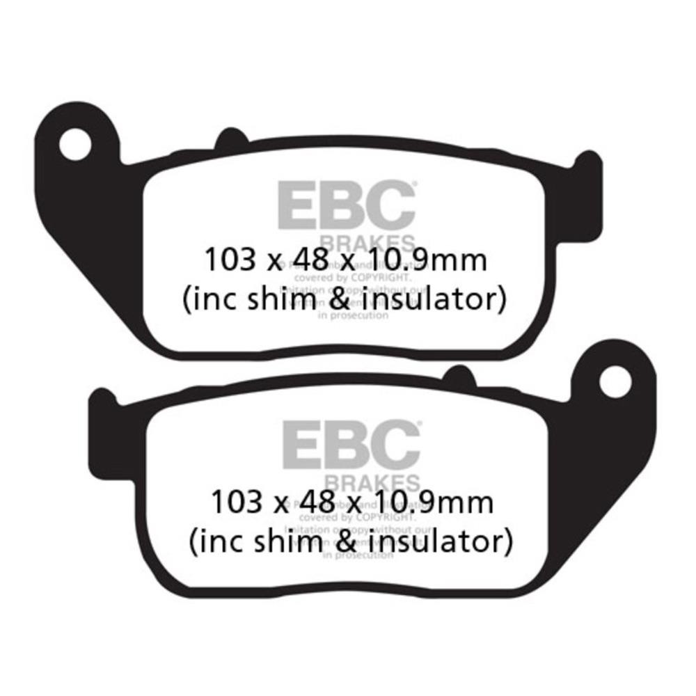 EBC FA381V HARLEY DAVIDSON XL883/XL1200 SPORTSTER 04-13 YARI SINTER ÖN FREN BALATA