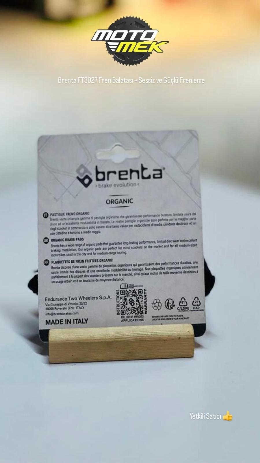 1200 BONNEVILLE Brenta FT3027 Fren Balatası – Sessiz ve Güçlü Frenleme