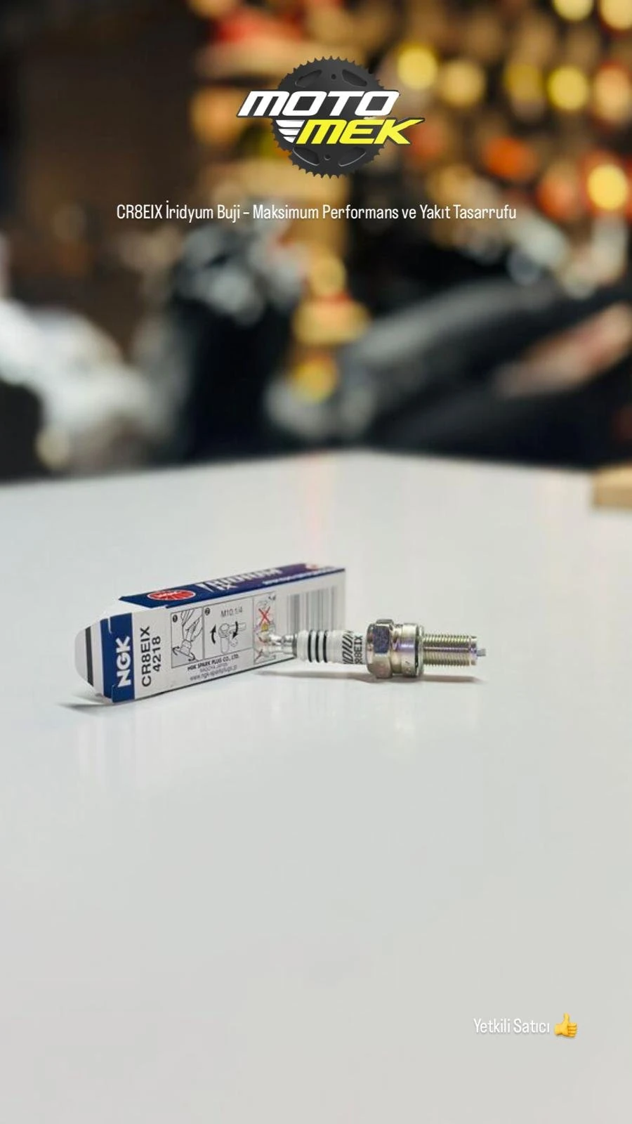 APRILIA Caponord 1200/Rally CR8EIX İridyum Buji – Maksimum Performans ve Yakıt Tasarrufu