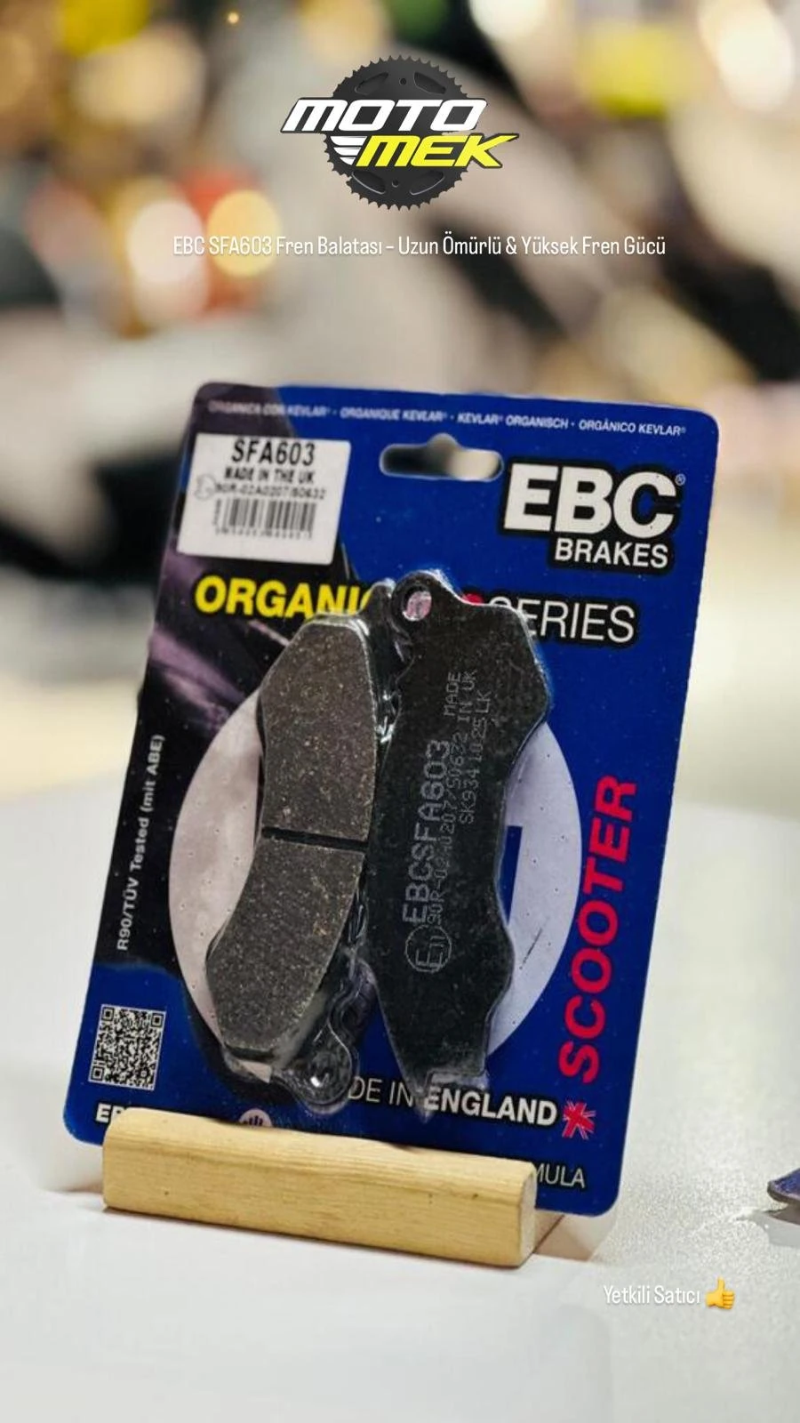 KYMCO People One 125i(ÖN) 16-20 EBC SFA603 Fren Balatası – Uzun Ömürlü & Yüksek Fren Gücü