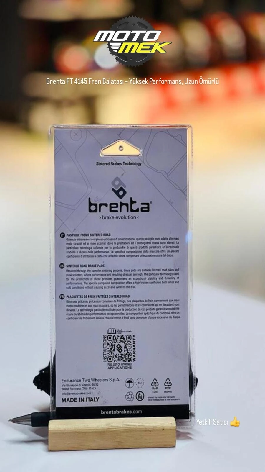 1200 TIGER EXPLORER Brenta FT 4145 Fren Balatası – Yüksek Performans, Uzun Ömürlü