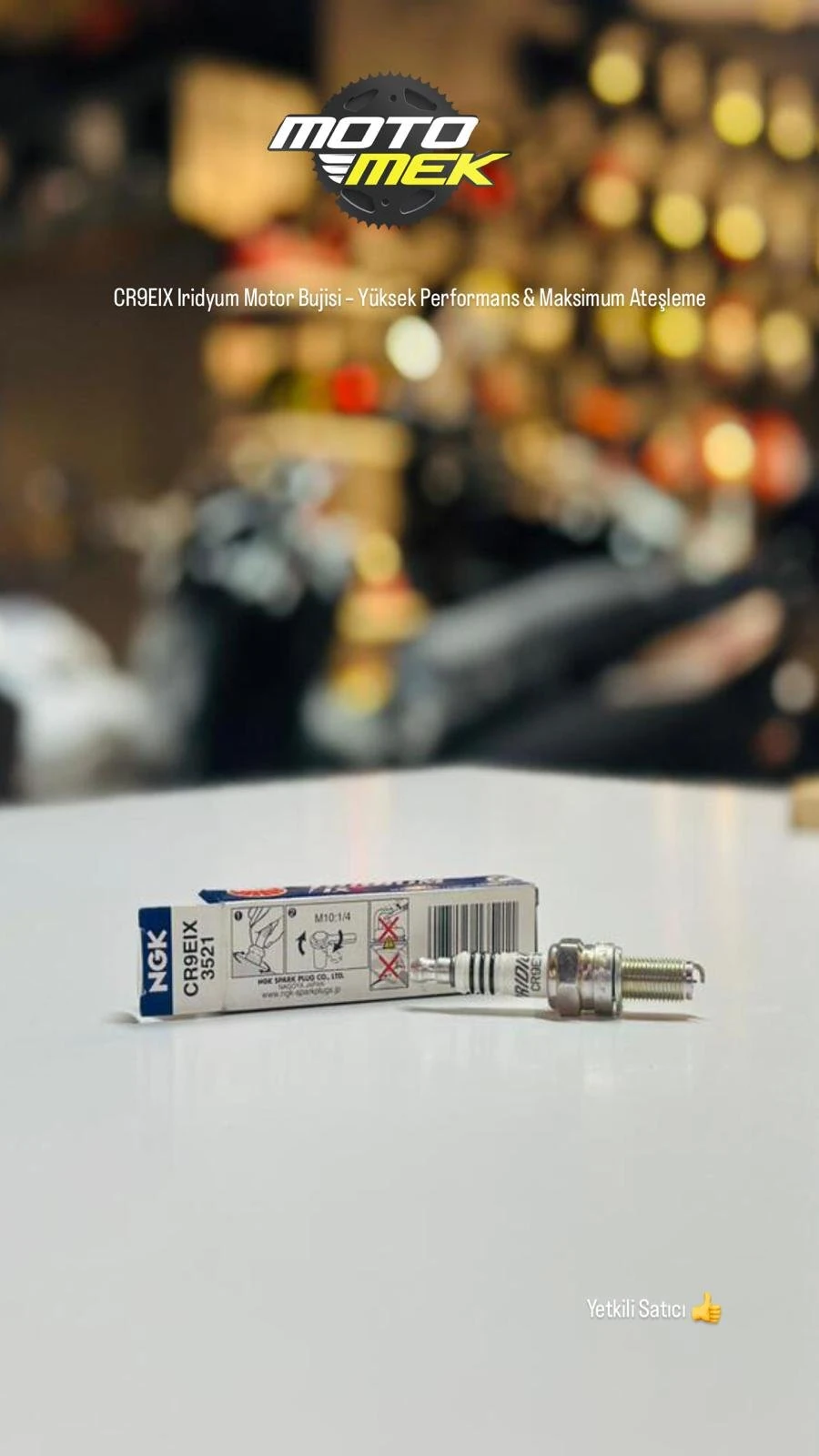 APRILIA RSV4 Factory 1100 CR9EIX Iridyum Motor Bujisi – Yüksek Performans & Maksimum Ateşleme