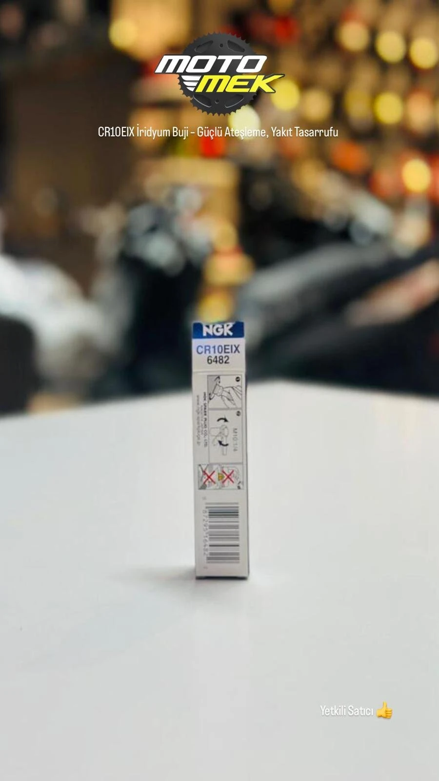YAMAHA YZF-R6 CR10EIX İridyum Buji – Güçlü Ateşleme, Yakıt Tasarrufu