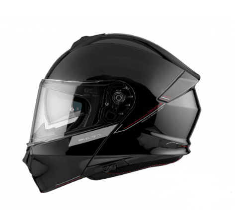 MT Helmets Genesis Parlak Siyah Çene Açılır Kask