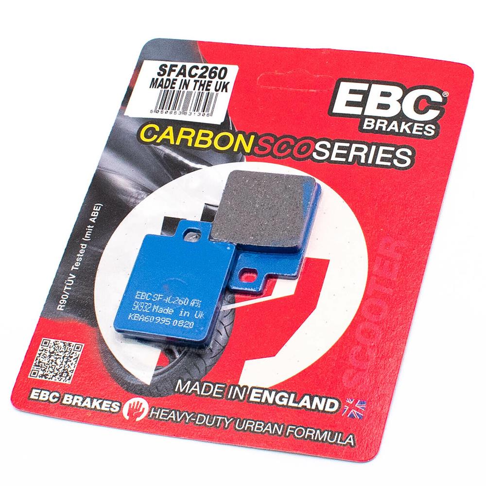 EBC SFAC260 SYM SYMPHONY 125 ARKA, VESPA ET4-LX150  CARBON ÖN FREN BALATASI
