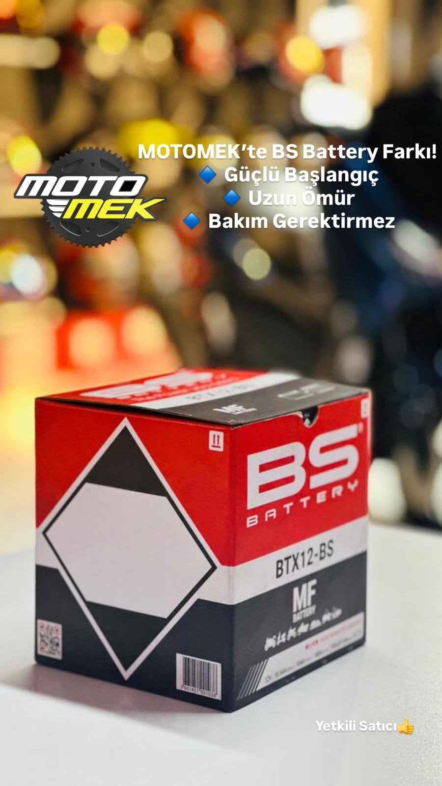 APRILIA Atlantic Sprint 500/Pegaso 650/RSV Mille 1000 UYUMLU BS BATTERY BTX12-BS MOTOSİKLET AKÜSÜ