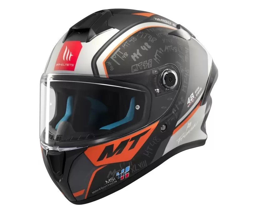 MT Helmets Targo S IVAN ORTOLA B4 MAT Kapalı Kask