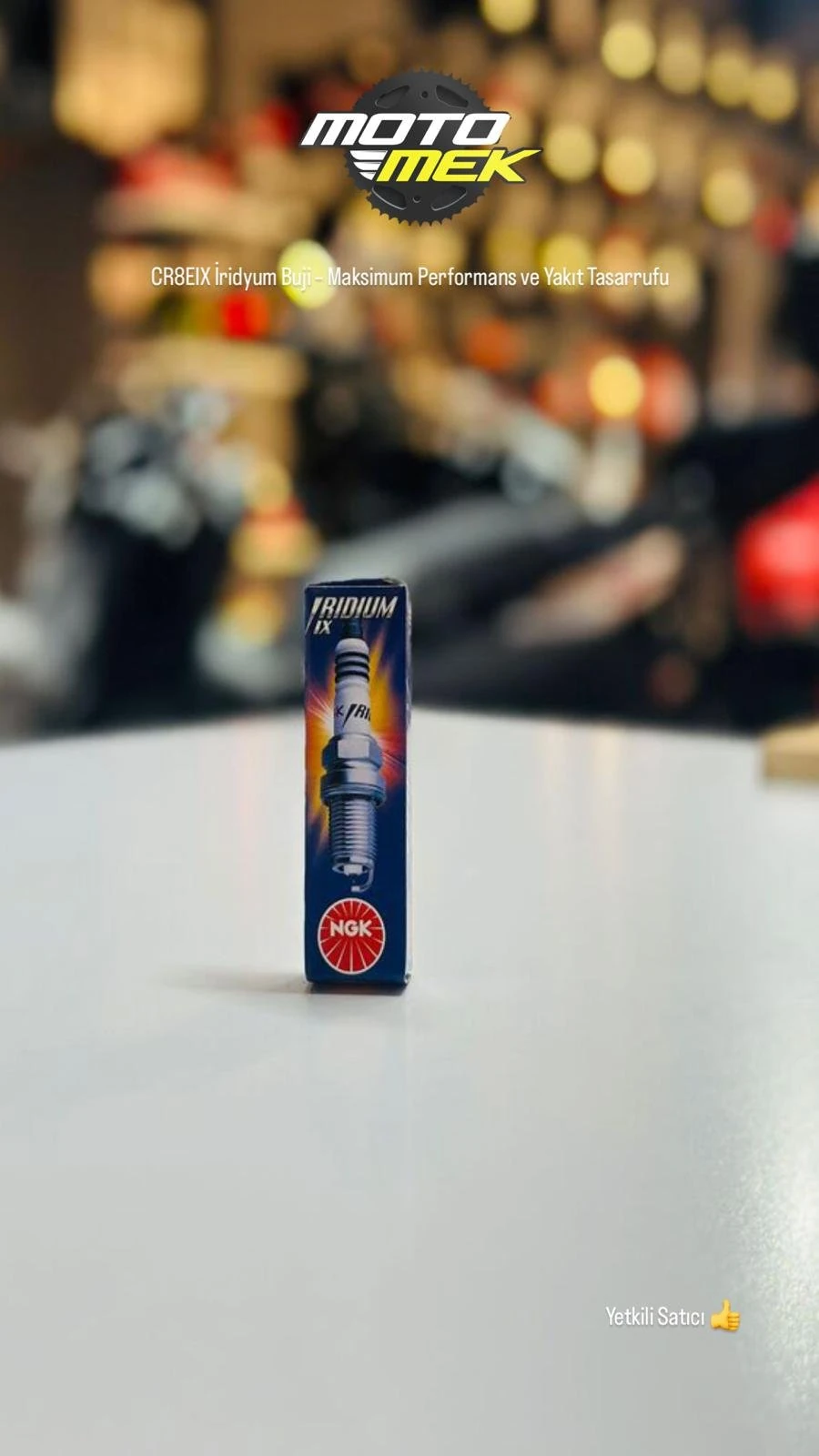 APRILIA Leonardo / ST 150 CR8EIX İridyum Buji – Maksimum Performans ve Yakıt Tasarrufu