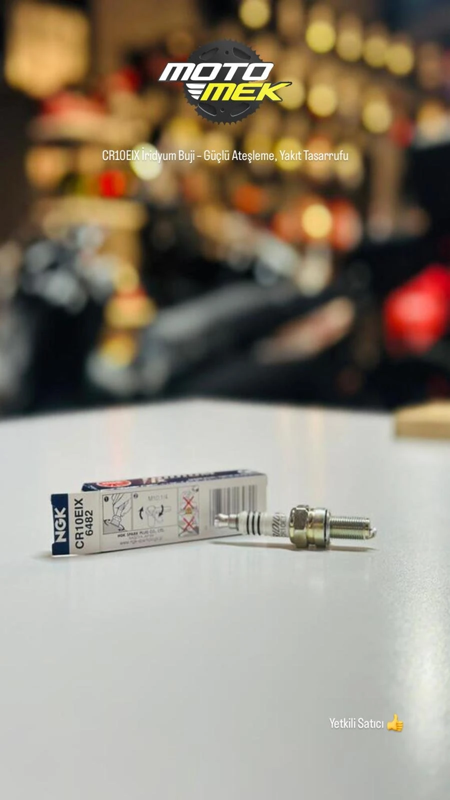 SUZUKI DR 650 CR10EIX İridyum Buji – Güçlü Ateşleme, Yakıt Tasarrufu