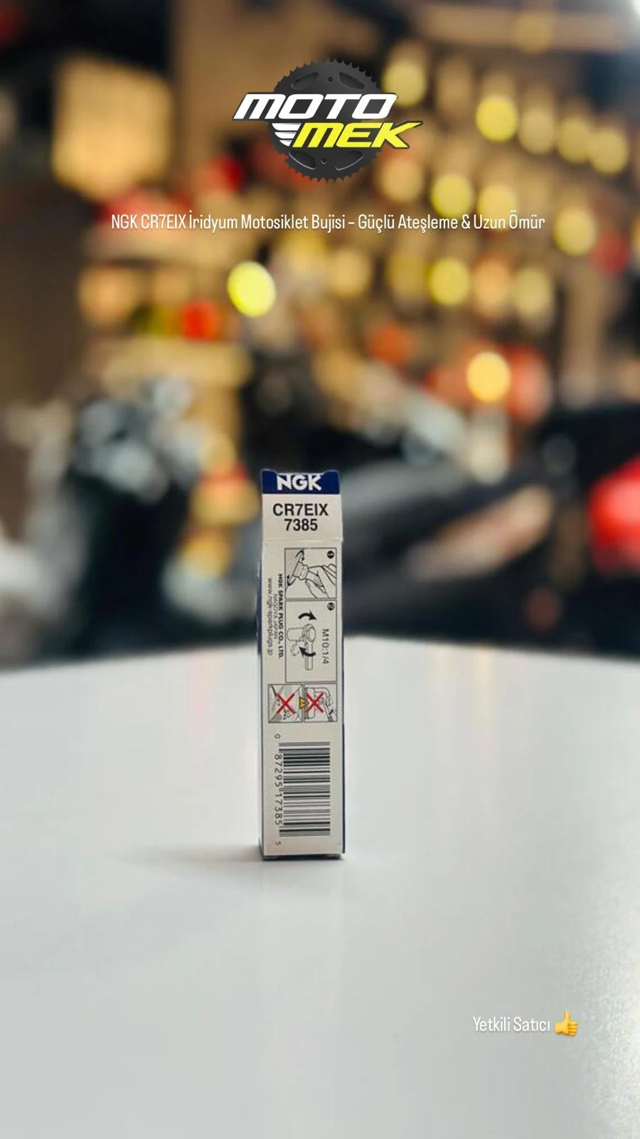 APRILIA Pegaso 650 NGK CR7EIX İridyum Motosiklet Bujisi – Güçlü Ateşleme & Uzun Ömür