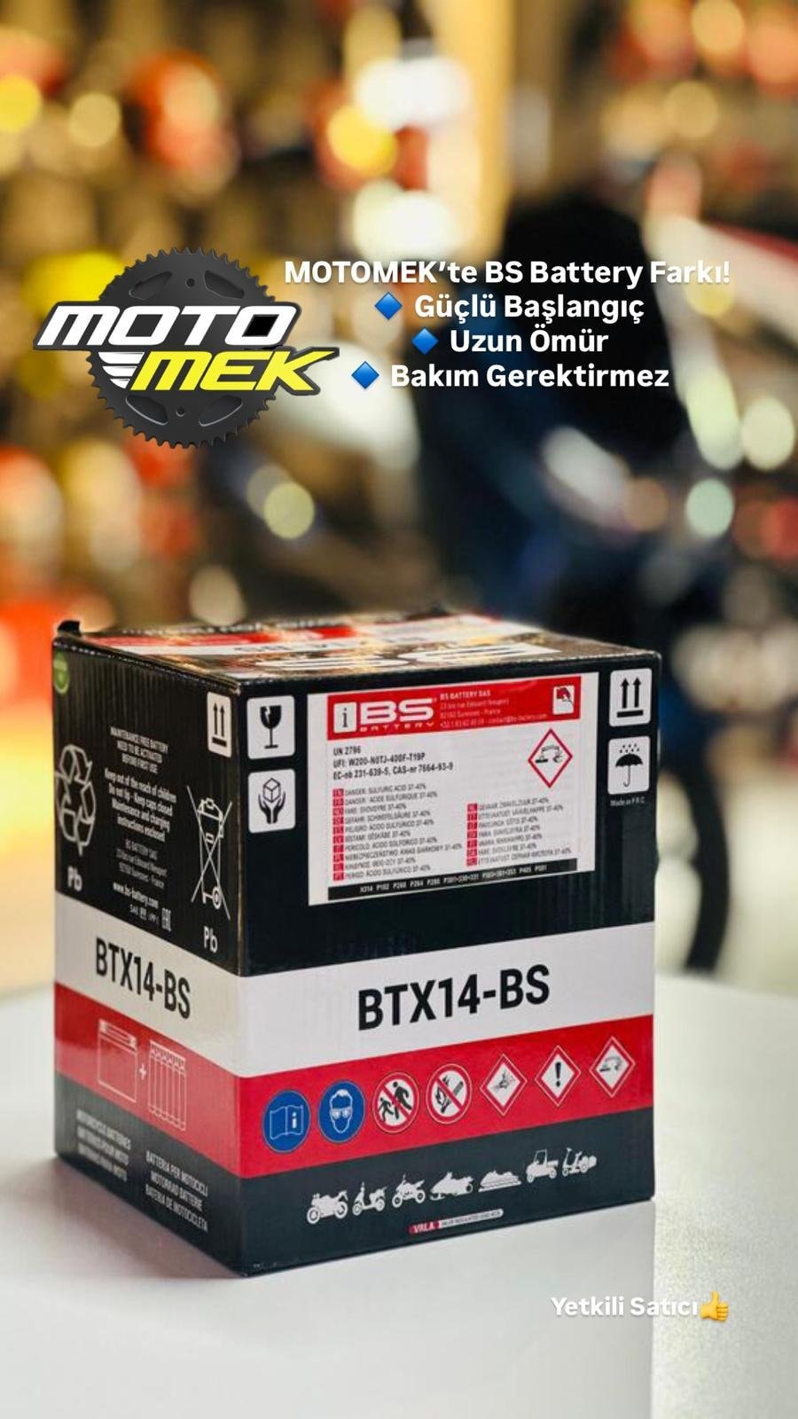 APRILIA Caponord 1200/Caponord 1200 Rally UYUMLU BS BATTERY BTX14-BS MOTOSİKLET AKÜSÜ