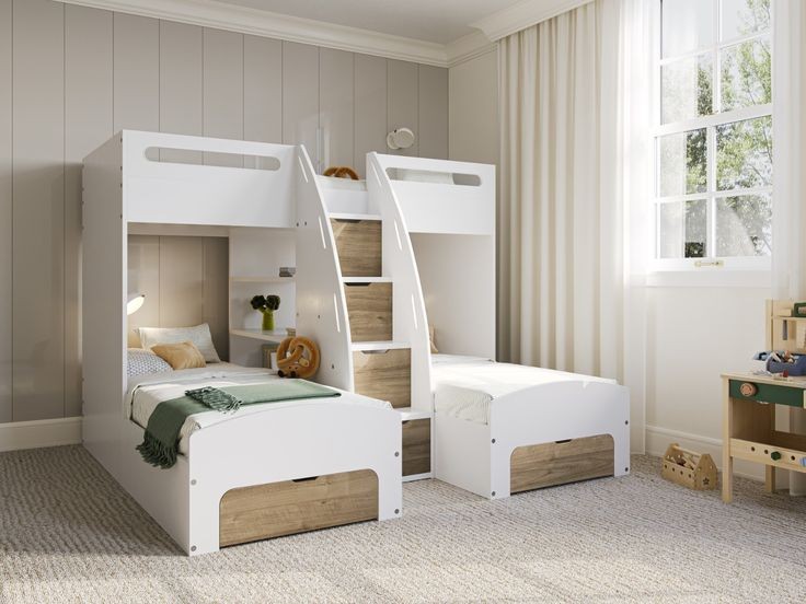 Ranza 573 Mini Yuvalı Masalı Üç Kişilik Ranza Modeli