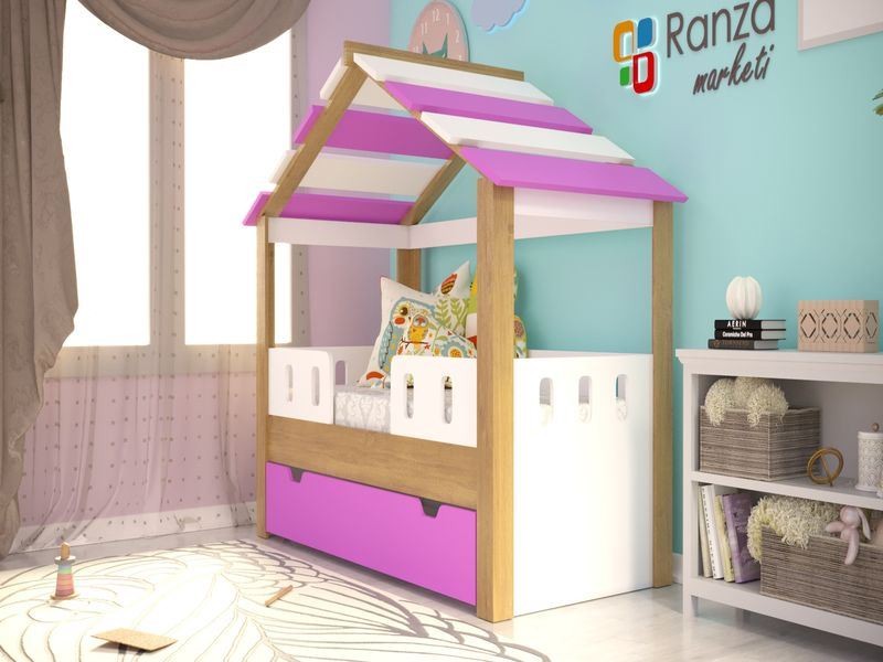 Ranza 079 Evli Çatılı Yavrulu Çocuk Ranza