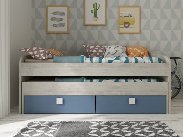 Ranza 620 İki Kişilik Altı Çekmeceli Yavrulu Karyola Ranza Modeli 