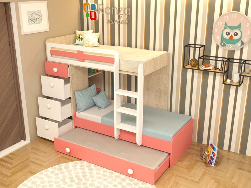 Kale Ranza Ranza Modeli R-112 - Özel Ölçü Ranza - Mdf Ranza - Merdivenli Ranza ...
