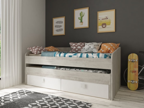 Ranza 620 İki Kişilik Altı Çekmeceli Yavrulu Karyola Ranza Modeli 