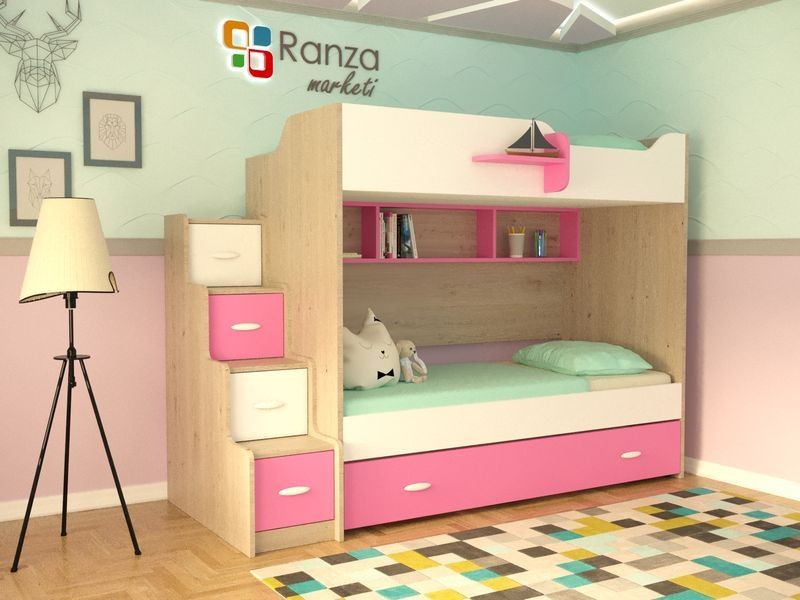 Ranza Modeli R-083 - Özel Ölçü Ranza - Mdf Ranza - Merdivenli Ranza ...