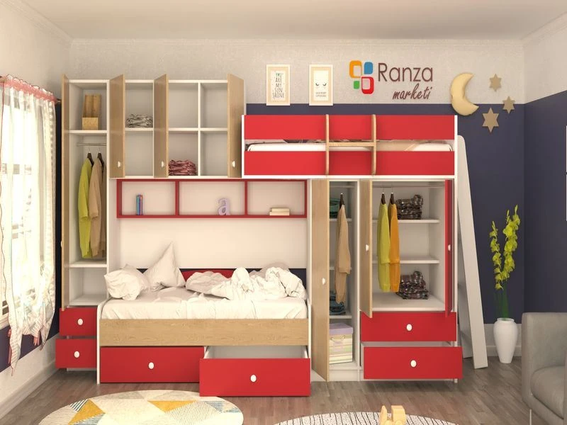 Ranza Modeli R-073 - Özel Ölçü Ranza - Mdf Ranza - Merdivenli Ranza ...