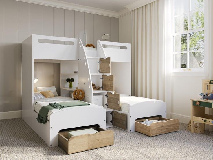Ranza 573 Mini Yuvalı Masalı Üç Kişilik Ranza Modeli