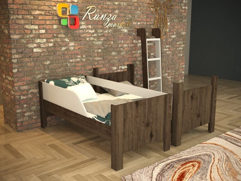 Ranza 089 Önden Merdivenli 2 Kişilik Ahşap Ranza