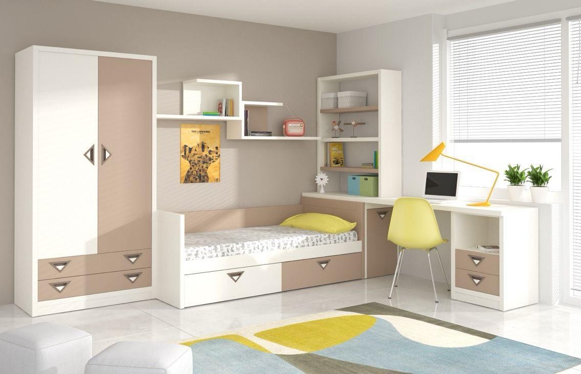 Ranza 578 Tek Kişilik Yuva Çekmeceli Dolaplı Çalışma Masalı Ranza