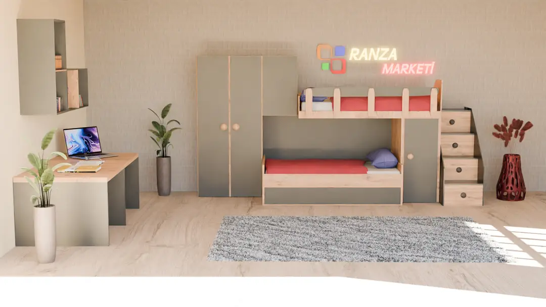 Katlanir Ranza Ranza Modeli R-262 - Özel Tasarım Ranza - Özel Ölçü Ranza - Mdf Ranza ...