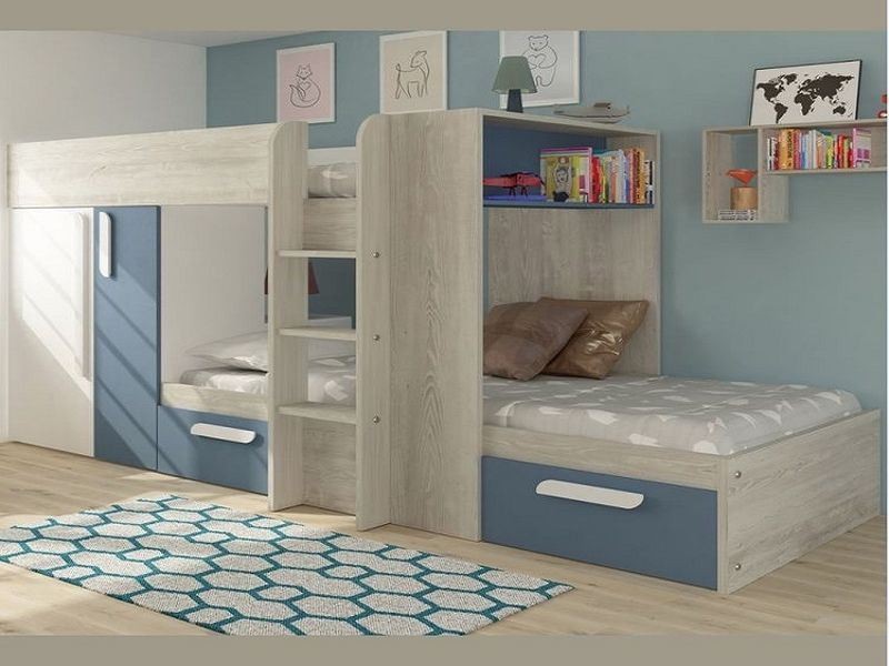 Ranza 272 Raflı Dolaplı Raflı Ve Merdivenli Geniş Ranza