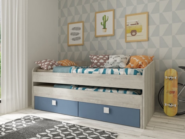 Ranza 620 İki Kişilik Altı Çekmeceli Yavrulu Karyola Ranza Modeli 