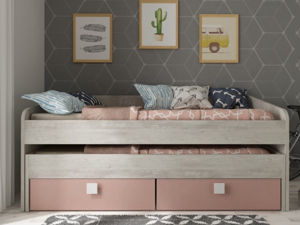 Ranza 620 İki Kişilik Altı Çekmeceli Yavrulu Karyola Ranza Modeli 