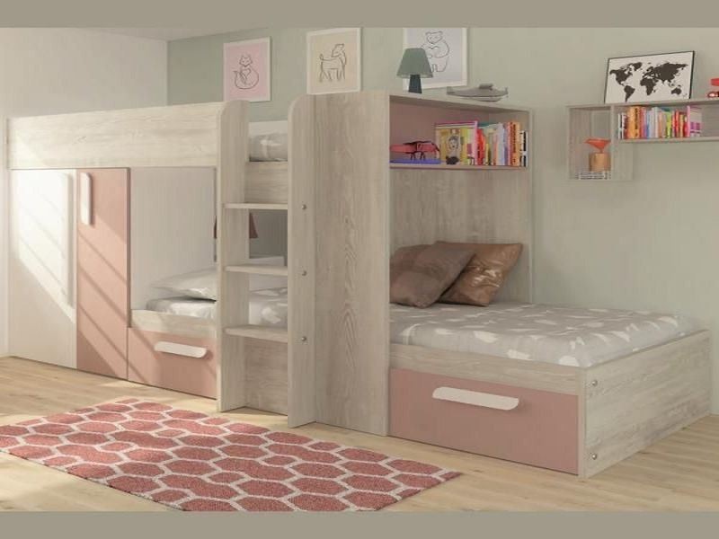 Ranza 272 Raflı Dolaplı Raflı Ve Merdivenli Geniş Ranza