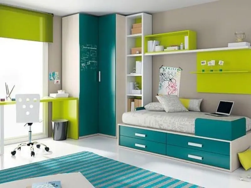 Ranza Modeli R-261 - Bol Dolaplı Ranza - Çekmeceli Ranza - Yavrulu ...