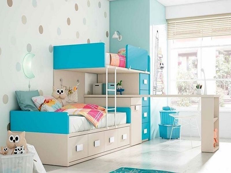 Ranza 230 Raflı Merdivenli Çekmeceli İki Kişilik Ranza