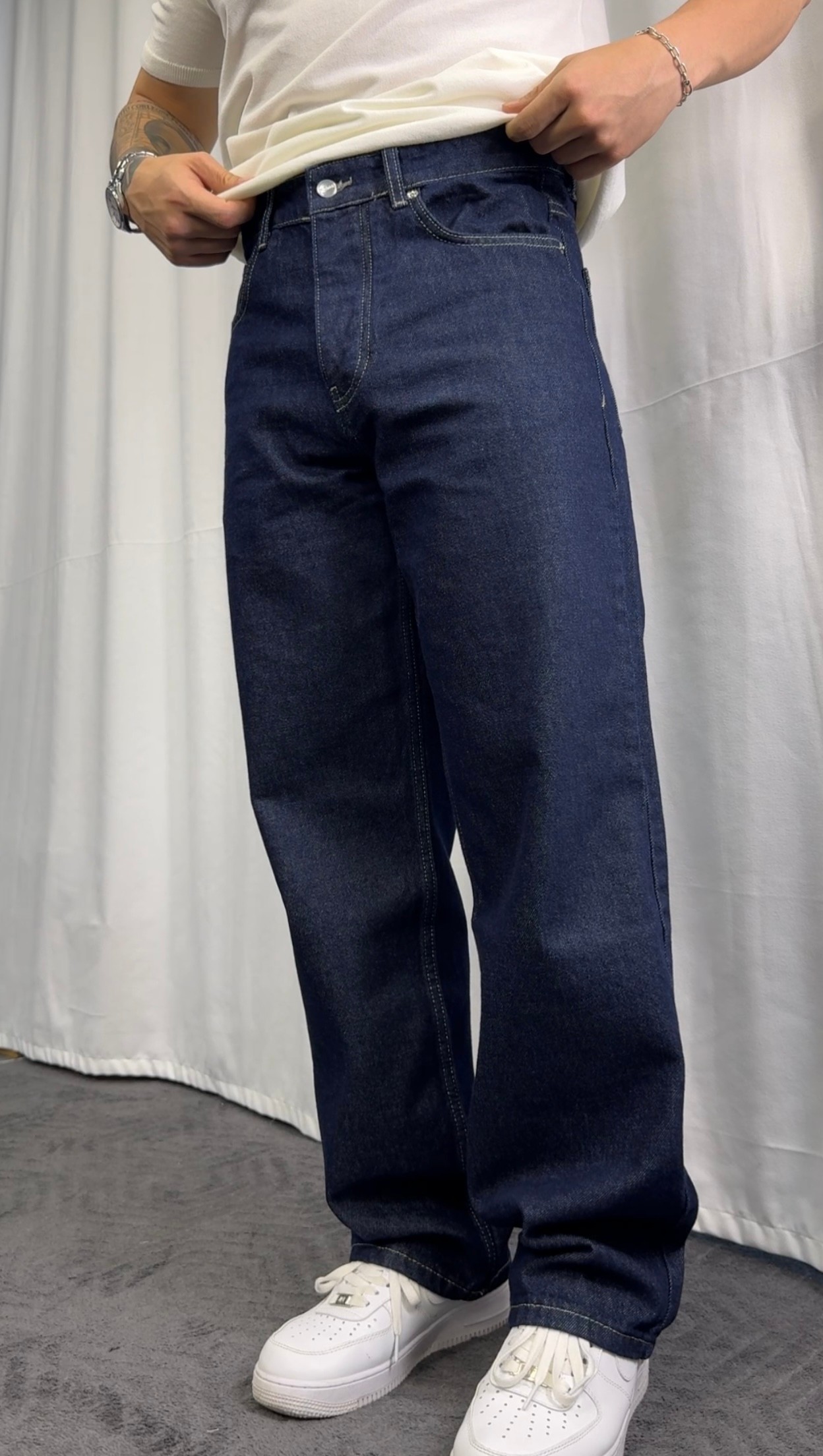 Lacivert Giesto Basic Regular Fit Jean BRV353