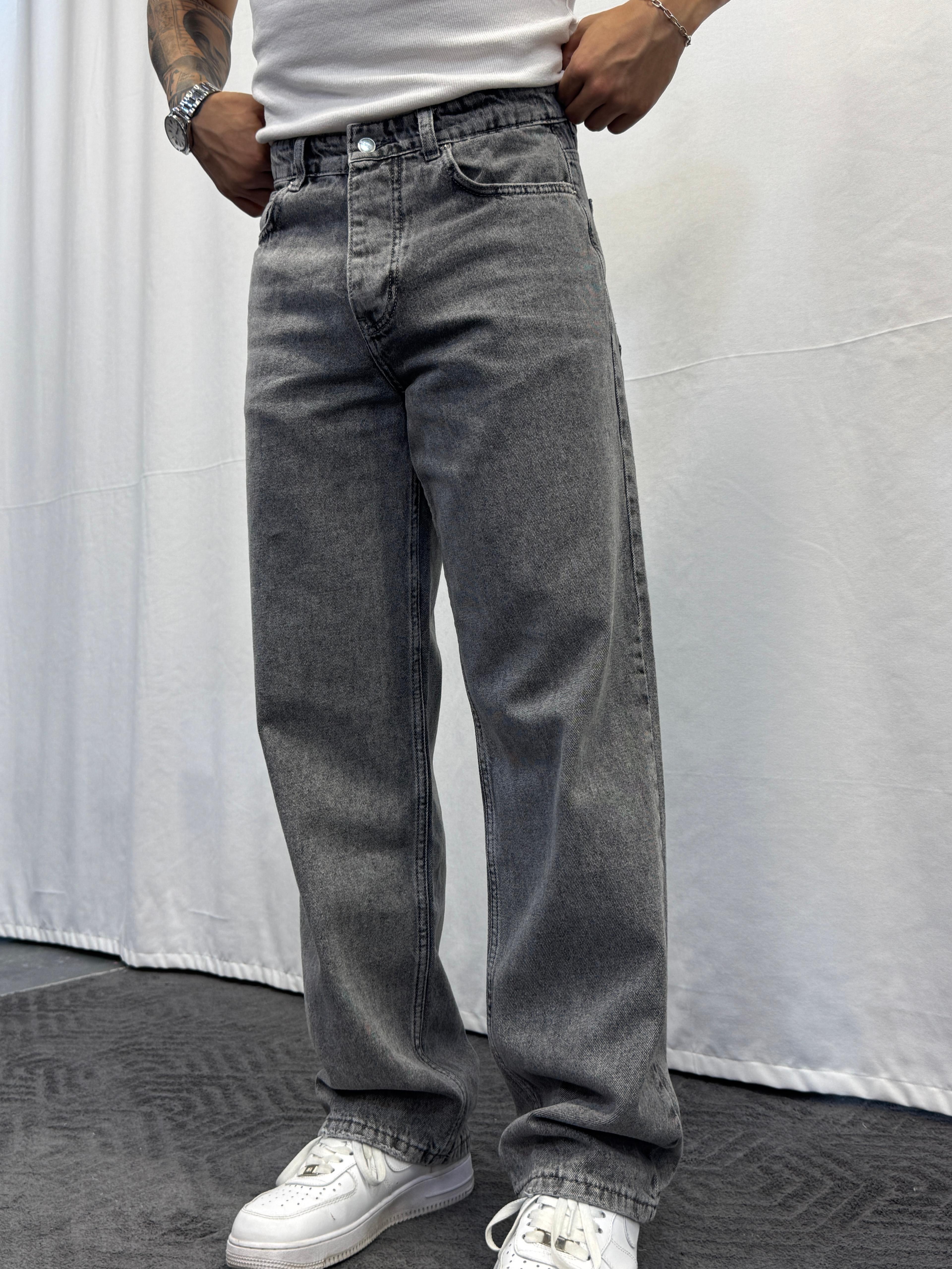 Giesto Regular Fit Jean  - Gri