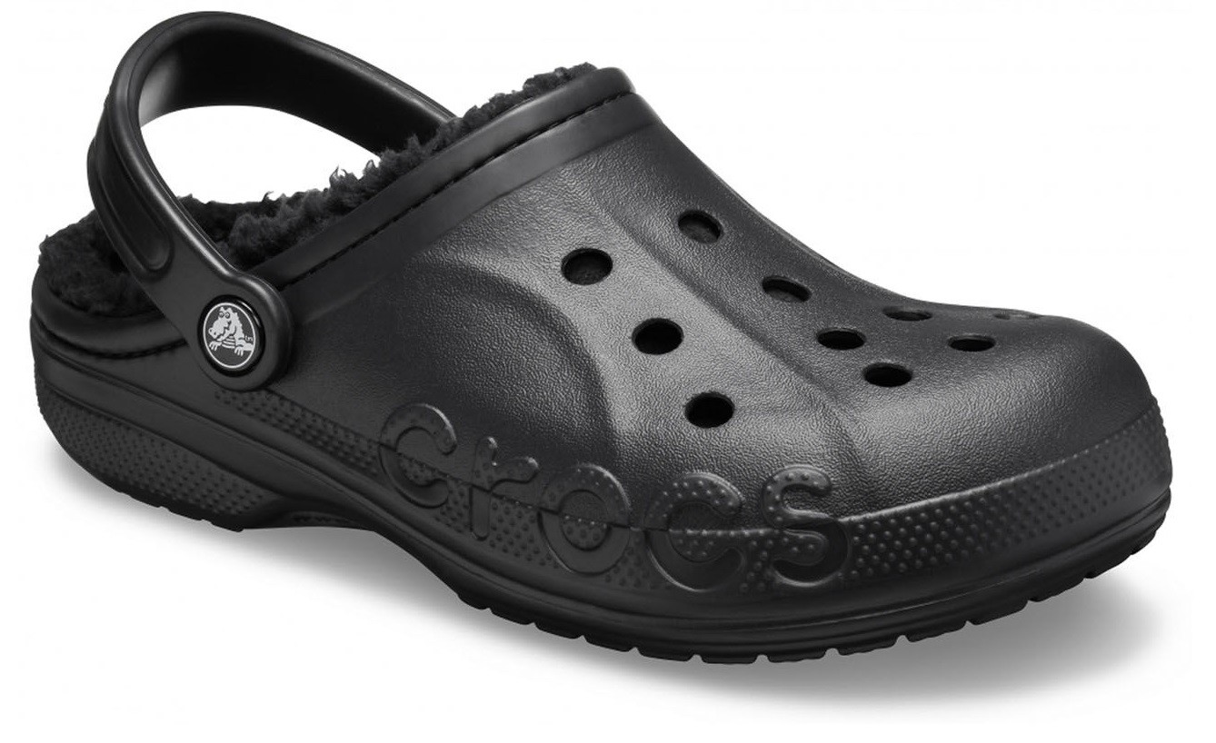 CROCS BAYA LINED CLOG - BLACK