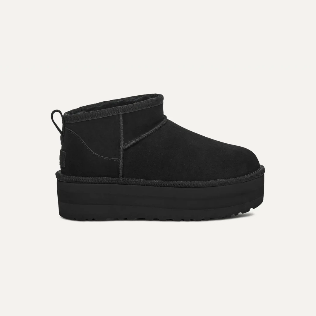 UGG W CLASSIC ULTRA MINI PLATFORM - BLACK