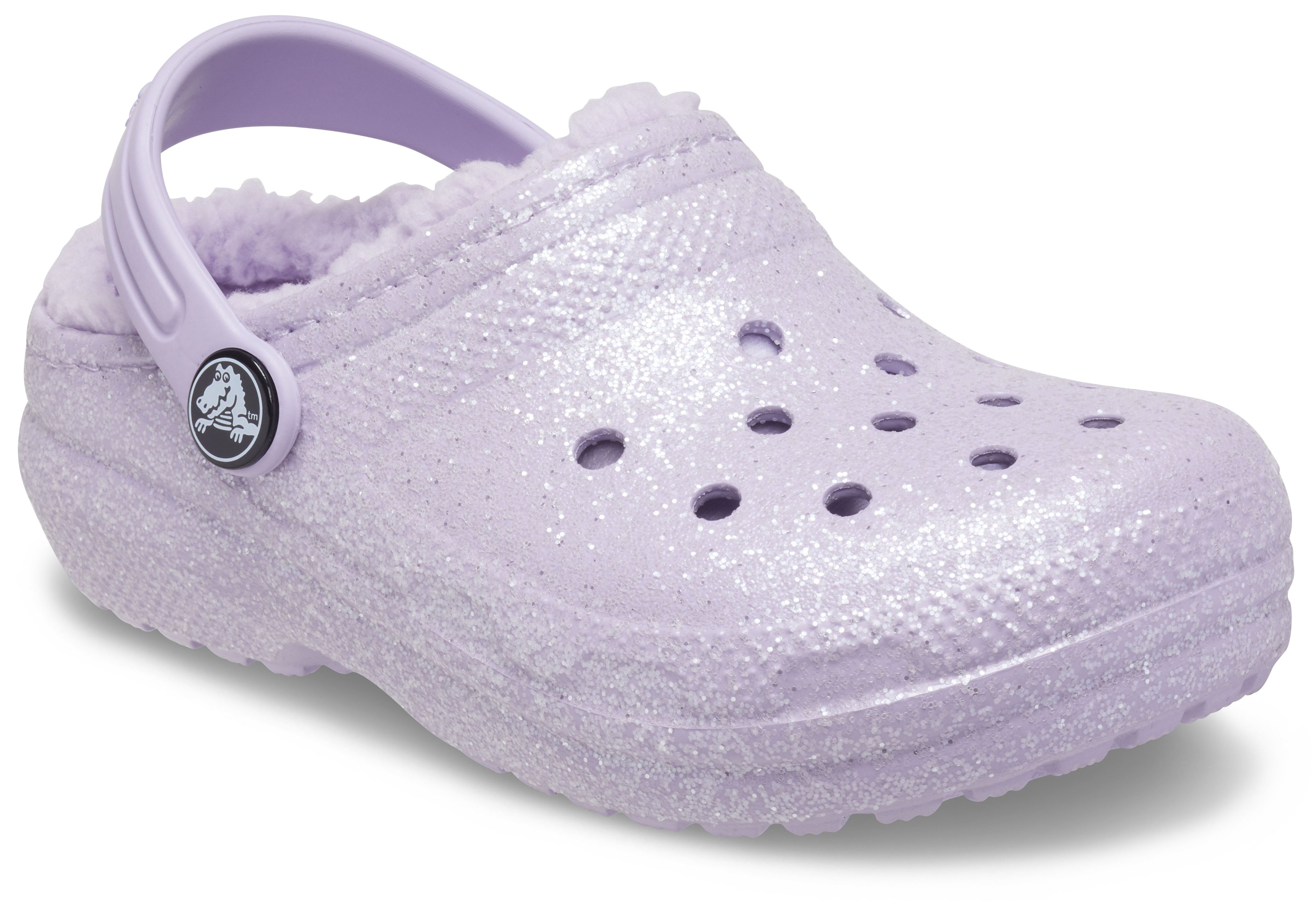 CROCS GLITTER LINED CLOG K