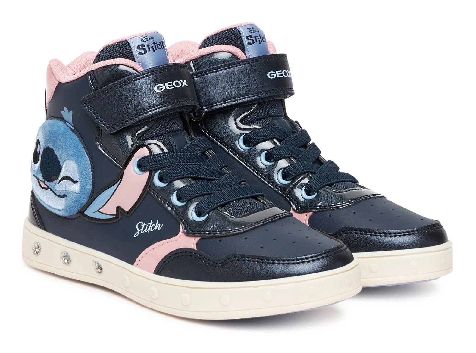 GEOX J SKYLIN GIRL H J568WH - NAVY PINK