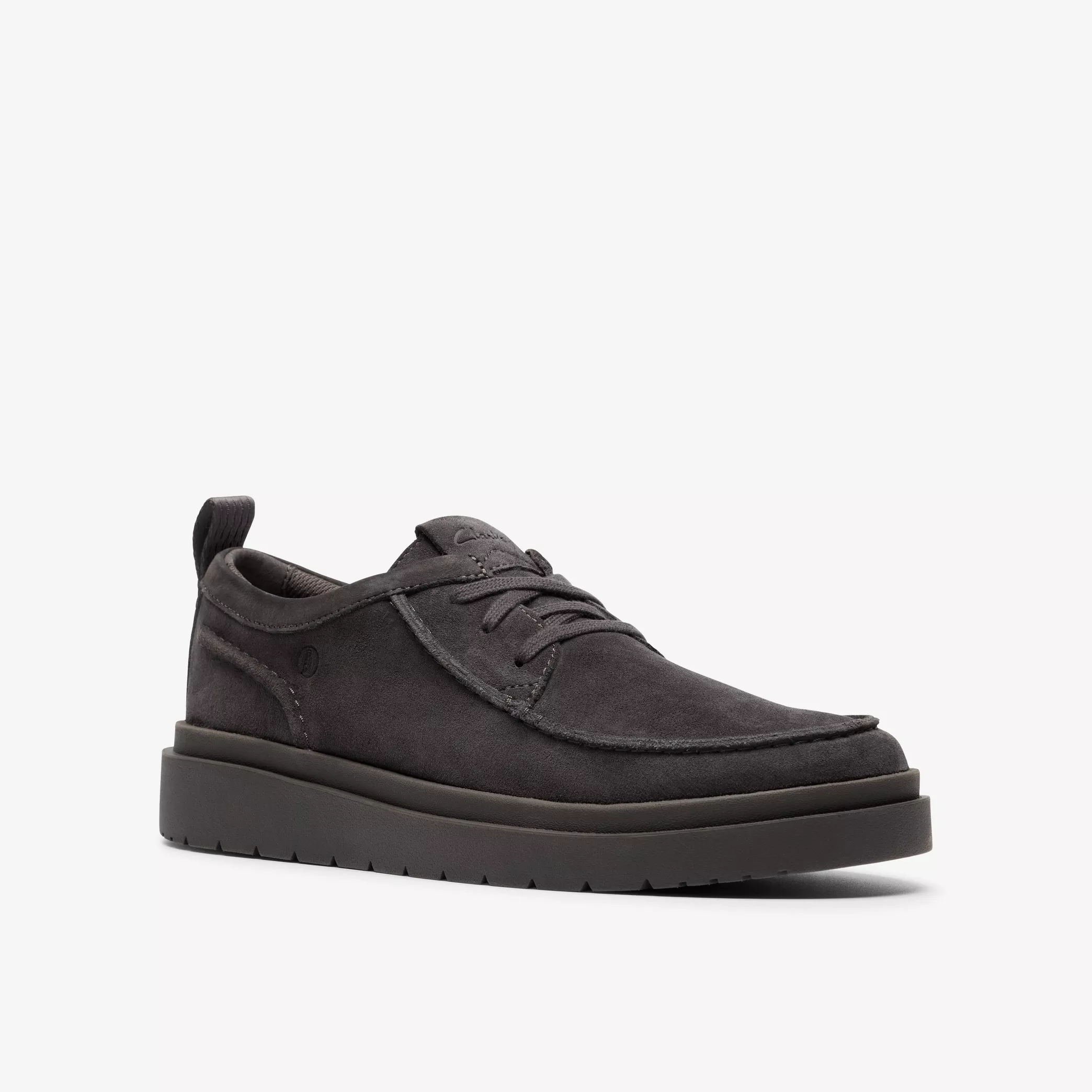 CLARKS POLDEN MOC SUEDE