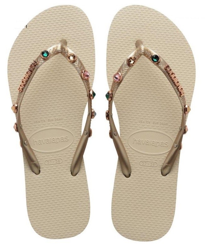 HAVAIANAS SLIM LUXURY - BEIGE
